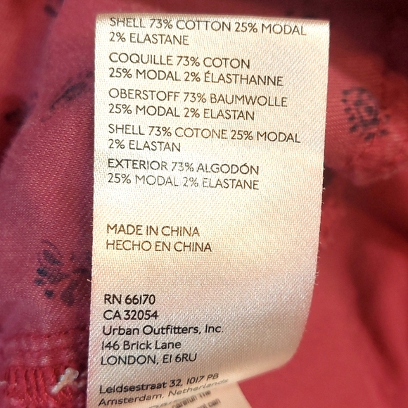 Pilcro Raspberry Corduroy Pants, Size 27 - Picture 9 of 10